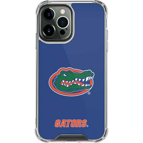 University of Florida Gators Mascot Blue iPhone 13 Pro Max Clear Case
